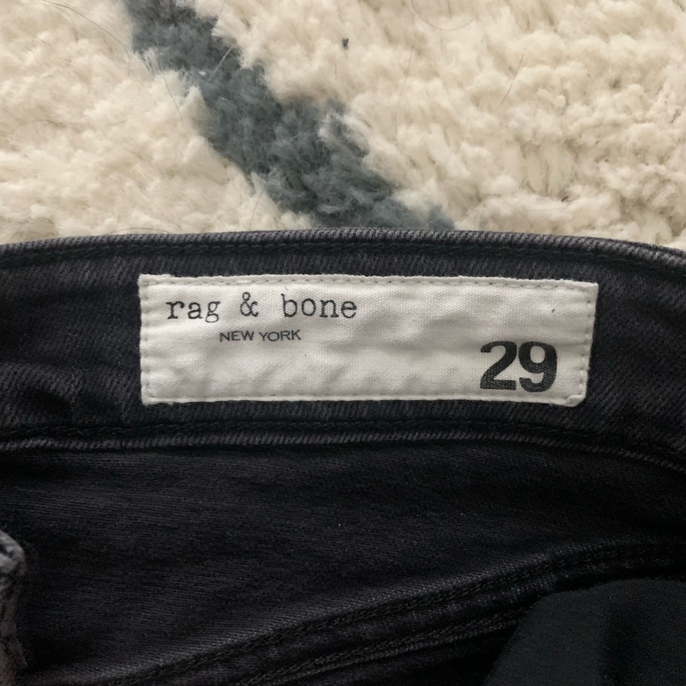 Black rag and bone jeans
